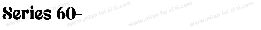 Series 60字体转换